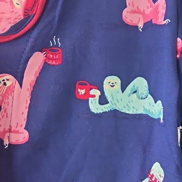 NEW Munki Munki sloth pajama set size small - Picture 2 of 10